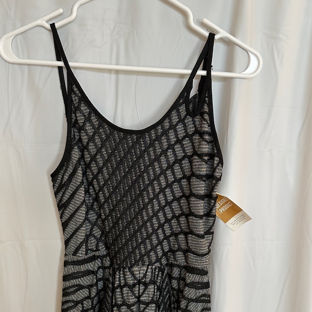 Missoni Black and Gray Mini Dress Sz S - Picture 7 of 8